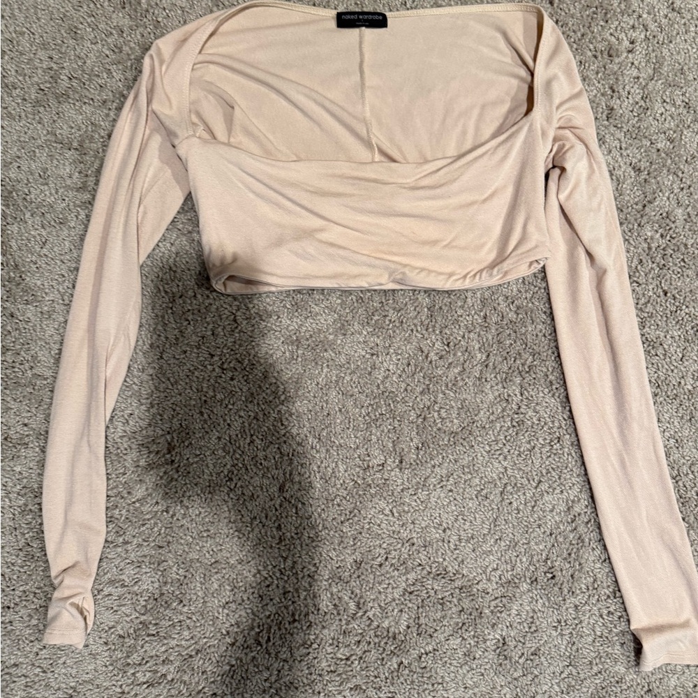 Naked wardrobe crop top